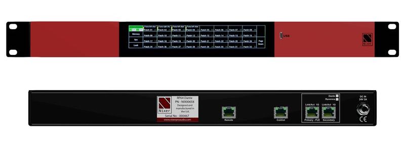 Nixer_RP64_PatchPanel_front&back_TEVIOS-partnerpage